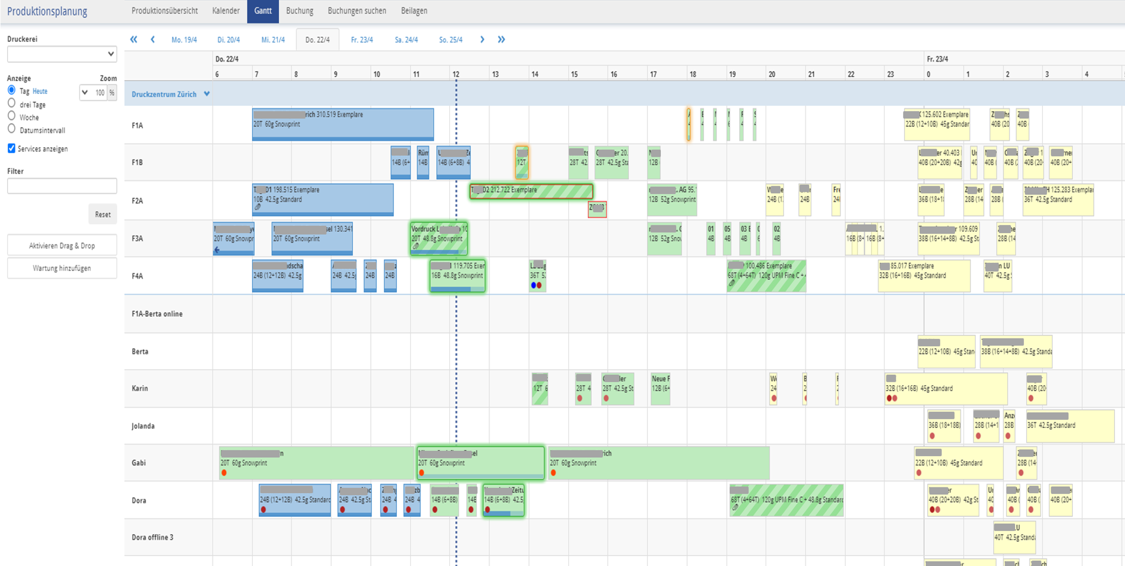 Print365 Production planing