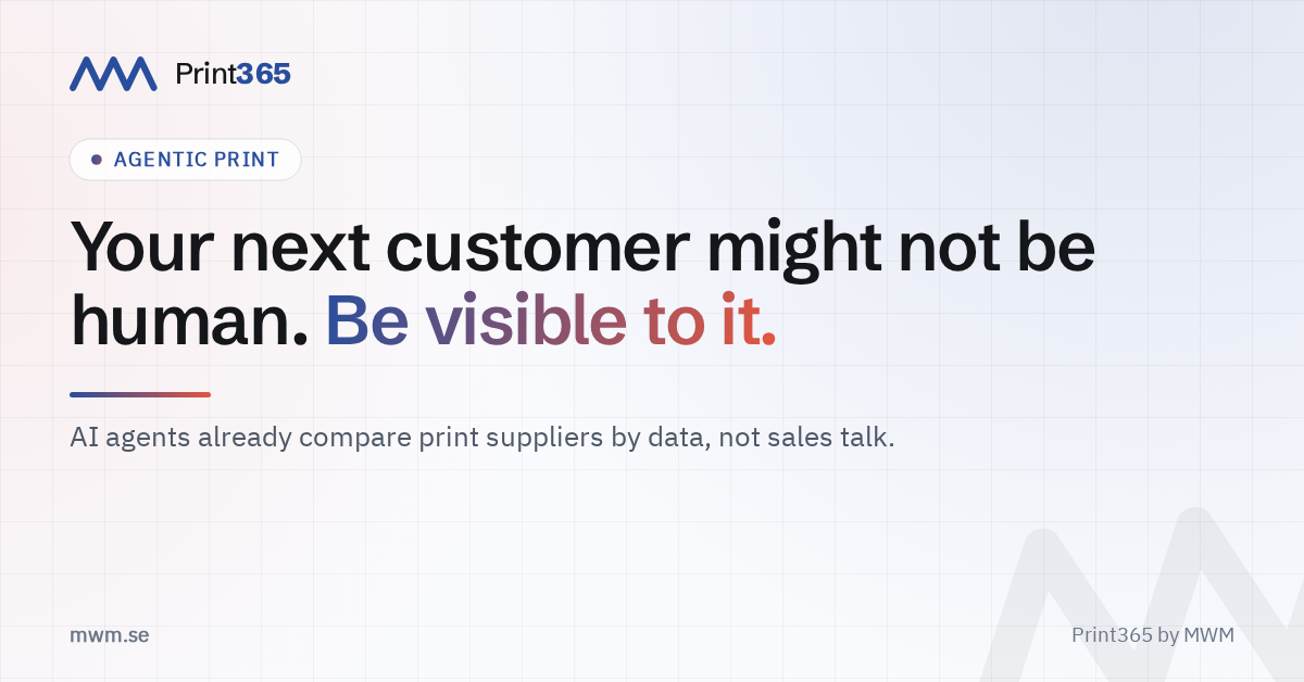 Your next customer might not be human. Be visible to it.