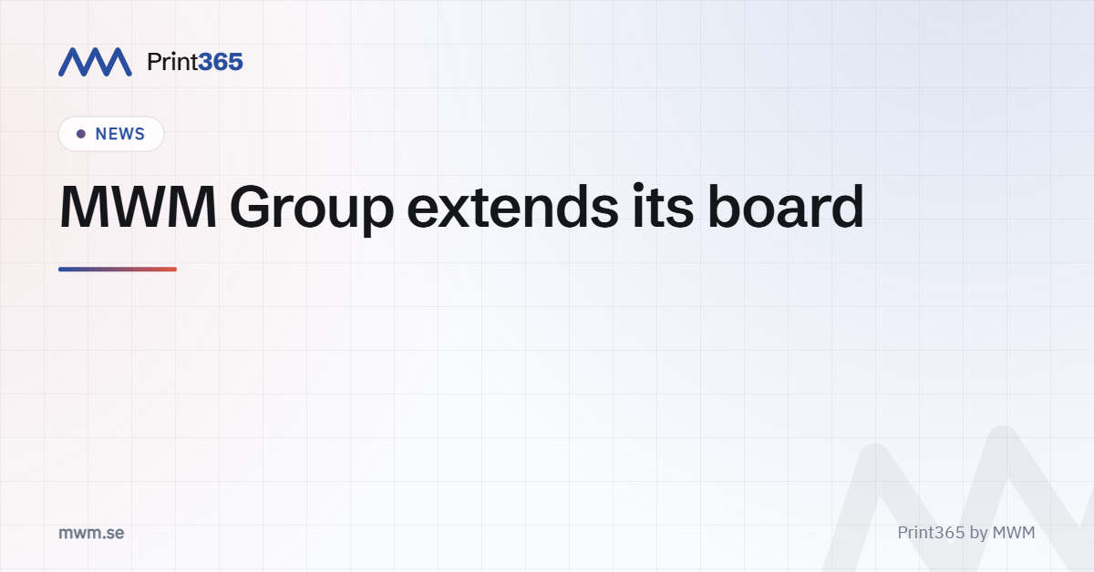 MWM Group | erweitert ihren Vorstand